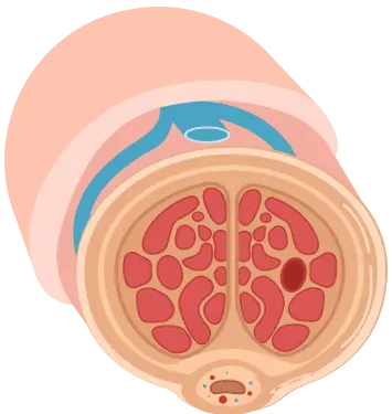 cuerpos cavernosos después